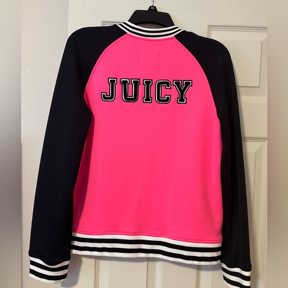 Juicy Couture Jackets & Blazers - Juicy Couture Pink Varsity Jacket